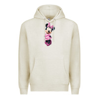 Oatmeal Heather minni mouse Premium Hoodie - linhVisuals