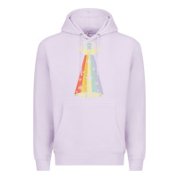 Lilac vintage alien weed pot leaf ufo abduction marijuana cannabis t shirt Premium Hoodie - linhVisuals