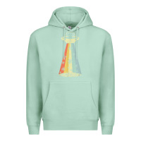 Seafoam vintage alien weed pot leaf ufo abduction marijuana cannabis t shirt Premium Hoodie - linhVisuals