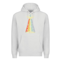 Dove Grey vintage alien weed pot leaf ufo abduction marijuana cannabis t shirt Premium Hoodie - linhVisuals
