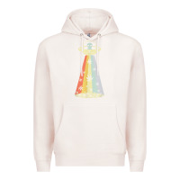 Pale Pink vintage alien weed pot leaf ufo abduction marijuana cannabis t shirt Premium Hoodie - linhVisuals