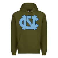 Army Green north carolina Premium Hoodie - linhVisuals