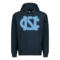 Navy north carolina Premium Hoodie - linhVisuals
