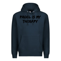 Navy padel is my therapy Premium Hoodie - linhVisuals
