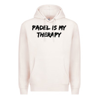 Pale Pink padel is my therapy Premium Hoodie - linhVisuals