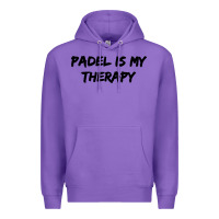 Purple padel is my therapy Premium Hoodie - linhVisuals