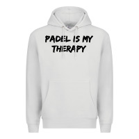 Dove Grey padel is my therapy Premium Hoodie - linhVisuals