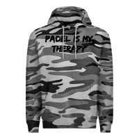 Slate Camo padel is my therapy Premium Hoodie - linhVisuals