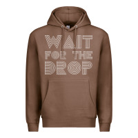 Chestnut retro edm wait for the drop house dj trance wash t shirt Premium Hoodie - linhVisuals