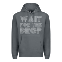 Rock retro edm wait for the drop house dj trance wash t shirt Premium Hoodie - linhVisuals