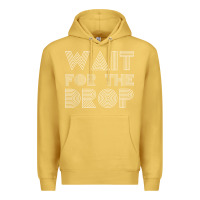Antique Gold retro edm wait for the drop house dj trance wash t shirt Premium Hoodie - linhVisuals