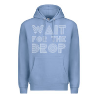 Colony Blue retro edm wait for the drop house dj trance wash t shirt Premium Hoodie - linhVisuals