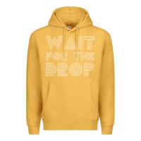 Mustard retro edm wait for the drop house dj trance wash t shirt Premium Hoodie - linhVisuals