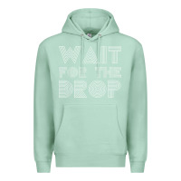 Seafoam retro edm wait for the drop house dj trance wash t shirt Premium Hoodie - linhVisuals