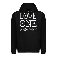 Black love one another jesus quote christian t shirt Premium Hoodie - linhVisuals