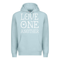 Blue Mist love one another jesus quote christian t shirt Premium Hoodie - linhVisuals