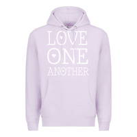Lilac love one another jesus quote christian t shirt Premium Hoodie - linhVisuals