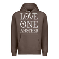 Coffee love one another jesus quote christian t shirt Premium Hoodie - linhVisuals