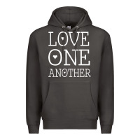 Smoke love one another jesus quote christian t shirt Premium Hoodie - linhVisuals