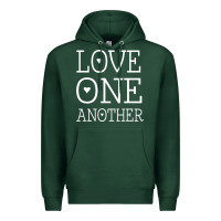 Sports Green love one another jesus quote christian t shirt Premium Hoodie - linhVisuals