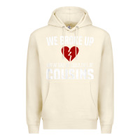 Sandshell we broke up still cousins funny redneck break up gag joke t shirt Premium Hoodie - linhVisuals