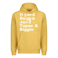 Antique Gold it goes reggie jay Premium Hoodie - linhVisuals