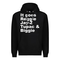 Black it goes reggie jay Premium Hoodie - linhVisuals