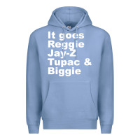 Colony Blue it goes reggie jay Premium Hoodie - linhVisuals