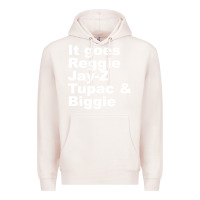 Pale Pink it goes reggie jay Premium Hoodie - linhVisuals
