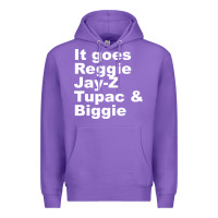 Purple it goes reggie jay Premium Hoodie - linhVisuals