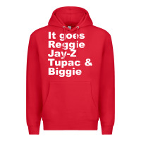 Red it goes reggie jay Premium Hoodie - linhVisuals