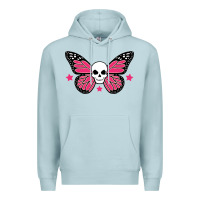 Butterfly Skull Premium Hoodie | Teevron
