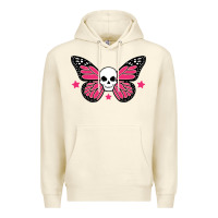 Sandshell butterfly skull Premium Hoodie - linhVisuals