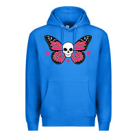 True Royal butterfly skull Premium Hoodie - linhVisuals