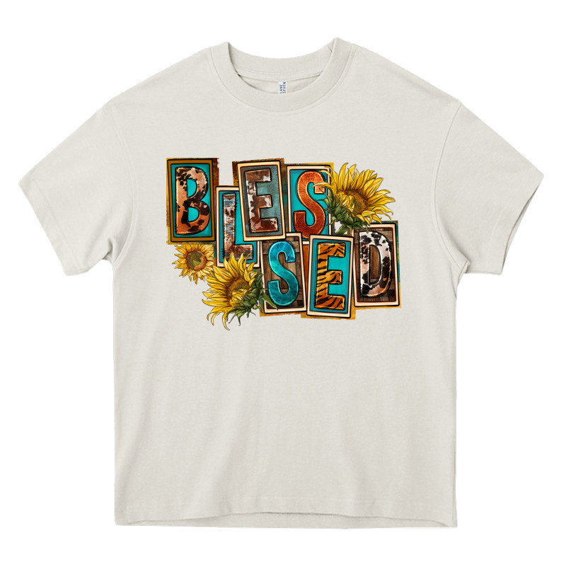 Western Blessed Heavy Core Tee by FaDigitalArtStudio | Teevron