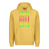 Antique Gold edm rave shirt  boots and cats gift Premium Hoodie - linhVisuals