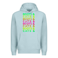 Blue Mist edm rave shirt  boots and cats gift Premium Hoodie - linhVisuals