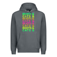 Rock edm rave shirt  boots and cats gift Premium Hoodie - linhVisuals