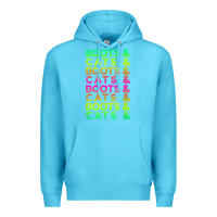 Ocean Blue edm rave shirt  boots and cats gift Premium Hoodie - linhVisuals