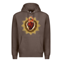 Coffee sacred heart of jesus catholic devotion t shirt Premium Hoodie - linhVisuals