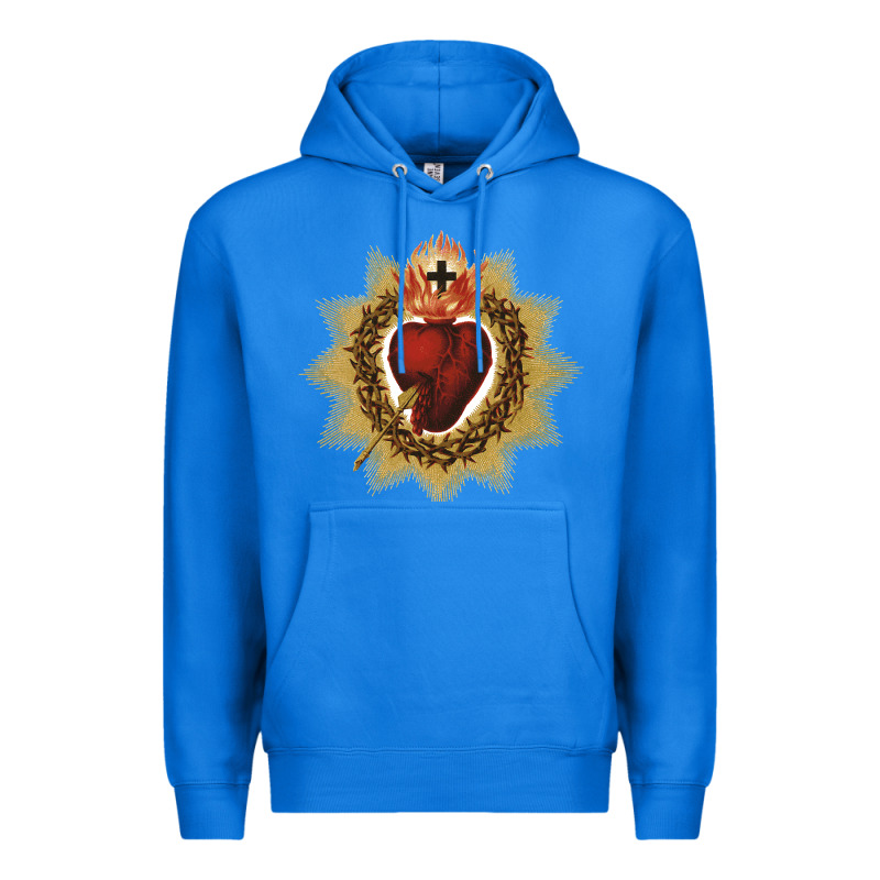 Sacred Heart Of Jesus Catholic Devotion T Shirt Premium Hoodie by linhVisuals | Teevron