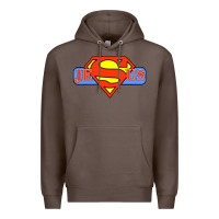 Coffee tshirt my superhero is jesus, faith love god shirt t shirt Premium Hoodie - linhVisuals