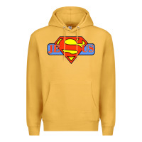 Mustard tshirt my superhero is jesus, faith love god shirt t shirt Premium Hoodie - linhVisuals