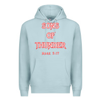 Blue Mist sons of thunder zebedee james and john mark 317 bible t shirt Premium Hoodie - linhVisuals