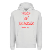 Dove Grey sons of thunder zebedee james and john mark 317 bible t shirt Premium Hoodie - linhVisuals