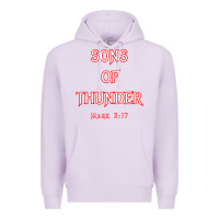 Lilac sons of thunder zebedee james and john mark 317 bible t shirt Premium Hoodie - linhVisuals