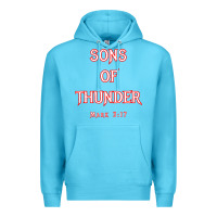 Ocean Blue sons of thunder zebedee james and john mark 317 bible t shirt Premium Hoodie - linhVisuals