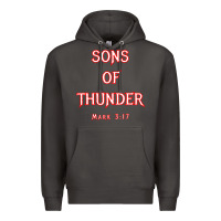 Smoke sons of thunder zebedee james and john mark 317 bible t shirt Premium Hoodie - linhVisuals