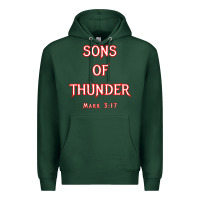 Sports Green sons of thunder zebedee james and john mark 317 bible t shirt Premium Hoodie - linhVisuals
