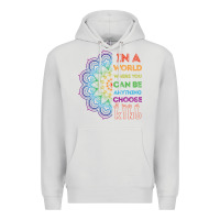 Dove Grey kindeness In A World Where You Can Be Anything Choose Kind Kindness Premium Hoodie - linhVisuals